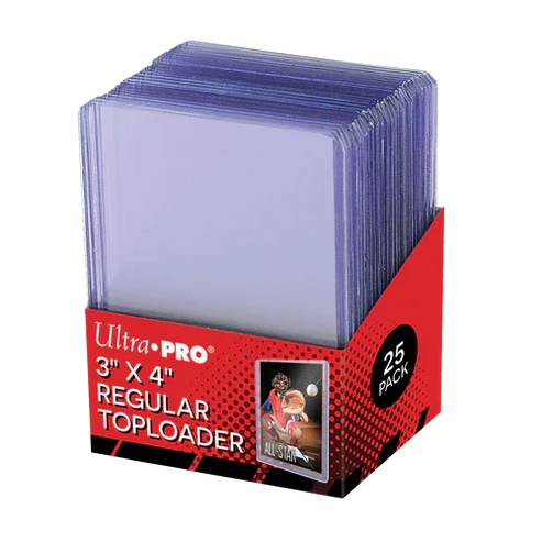 Ultra PRO: Regular Toploader 3x4 Clear - 25st
